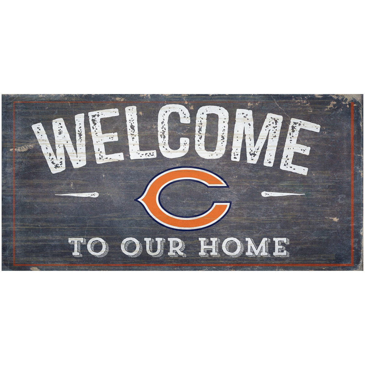 Chicago Bears - Welcome Distressed Sign