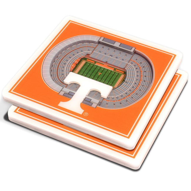 Tennessee Volunteers - 3D StadiumViews 4" X 4" Coaster
