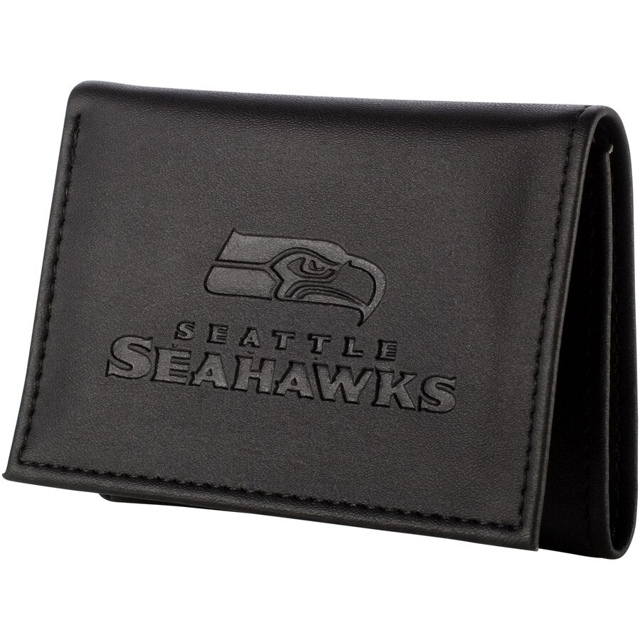 Seattle Seahawks - Black Hybrid Trifold Wallet