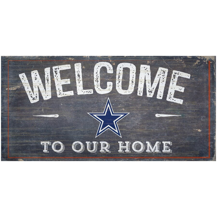 Dallas Cowboys - Welcome Distressed Sign