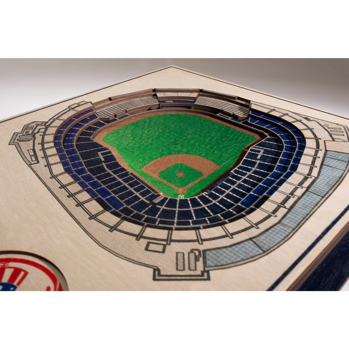 New York Yankees - 17'' X 13'' 5-Layer 3D StadiumViews Wall Art