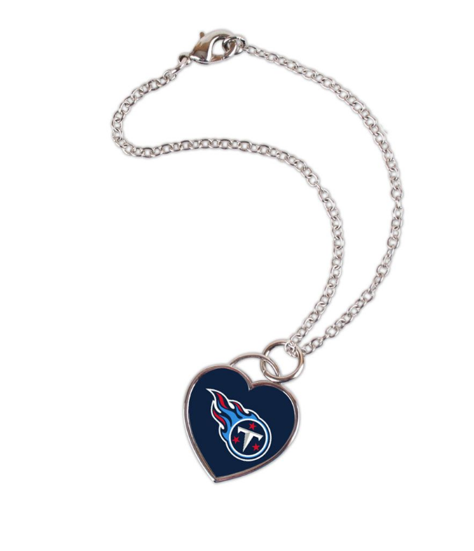 Tennessee Titans Heart With 3D Jewelry