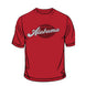 Alabama Crimson Tide - Retro Stripe Ball Cardinal T-Shirt
