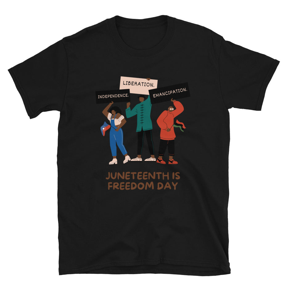 Juneteenth is Freedom Day Kimante Short-Sleeve Unisex T-Shirt