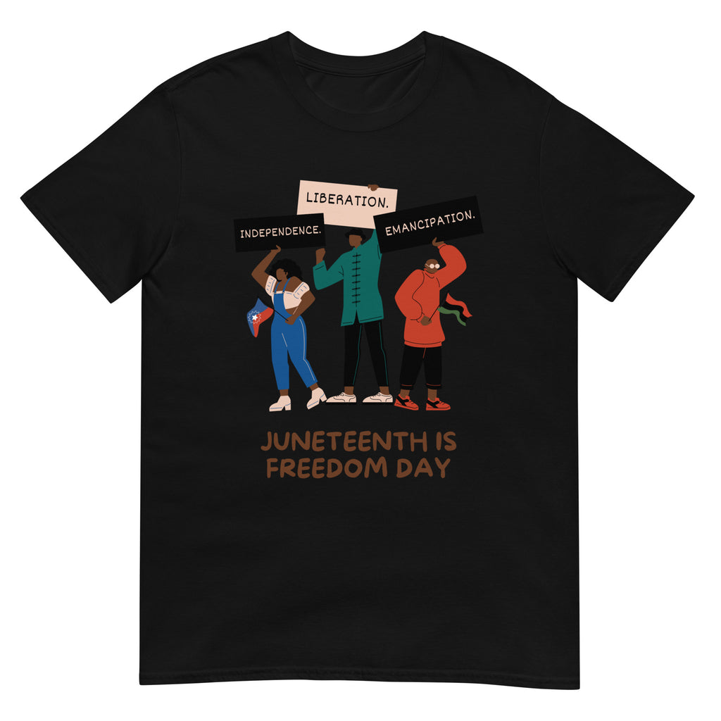 Juneteenth is Freedom Day Kimante Short-Sleeve Unisex T-Shirt