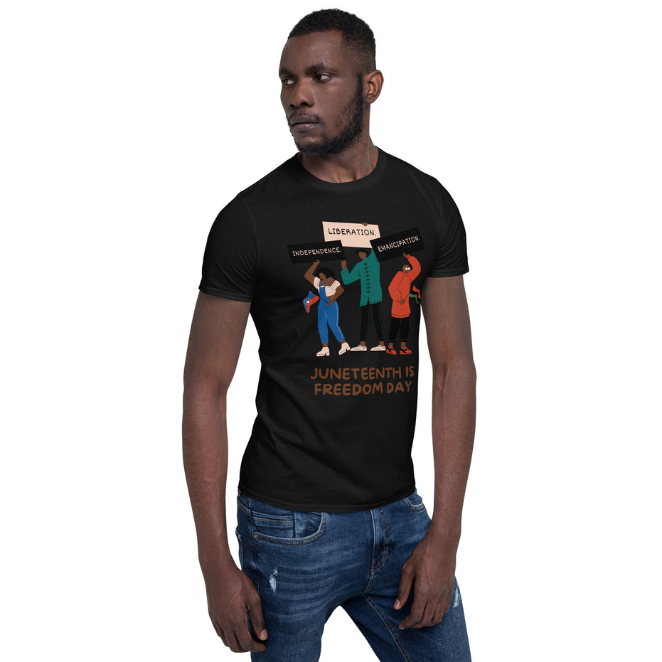 Juneteenth is Freedom Day Kimante Short-Sleeve Unisex T-Shirt