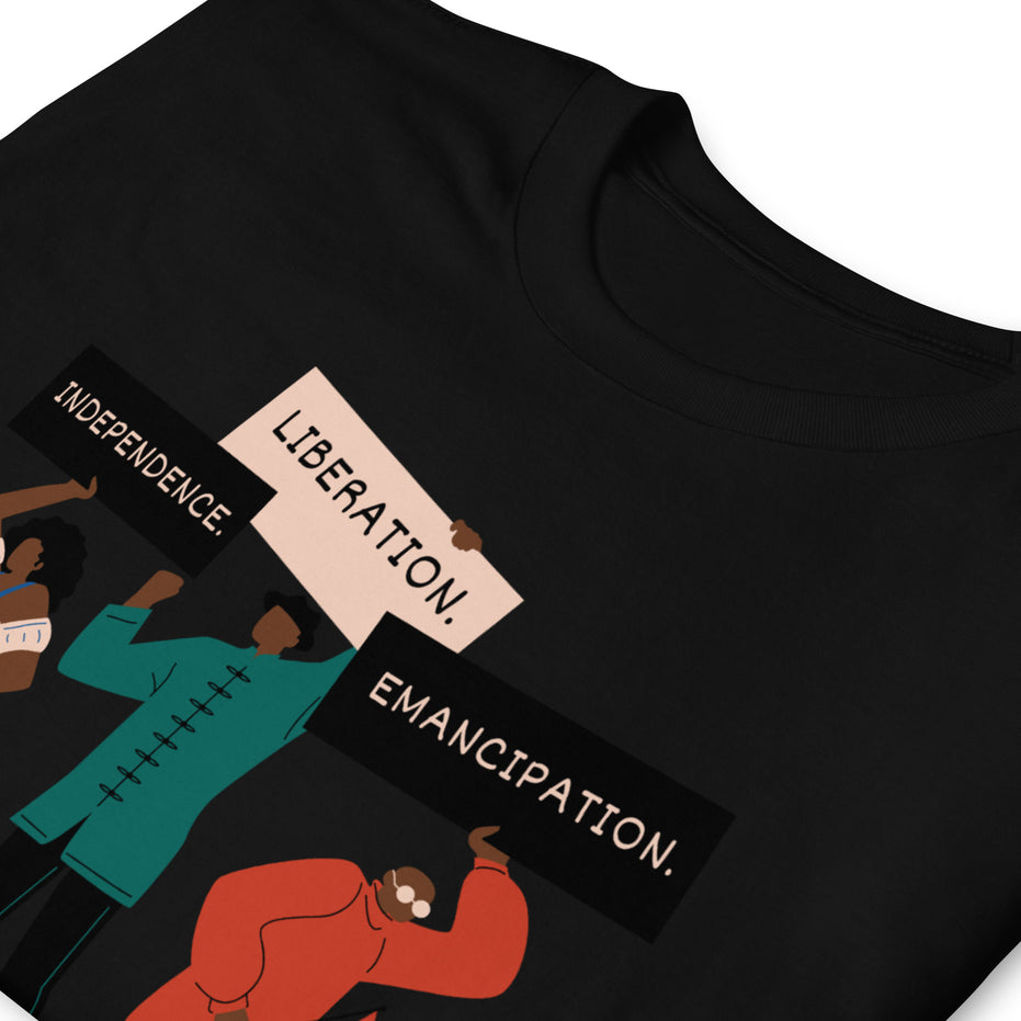 Juneteenth is Freedom Day Kimante Short-Sleeve Unisex T-Shirt
