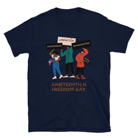 Juneteenth is Freedom Day Kimante Short-Sleeve Unisex T-Shirt