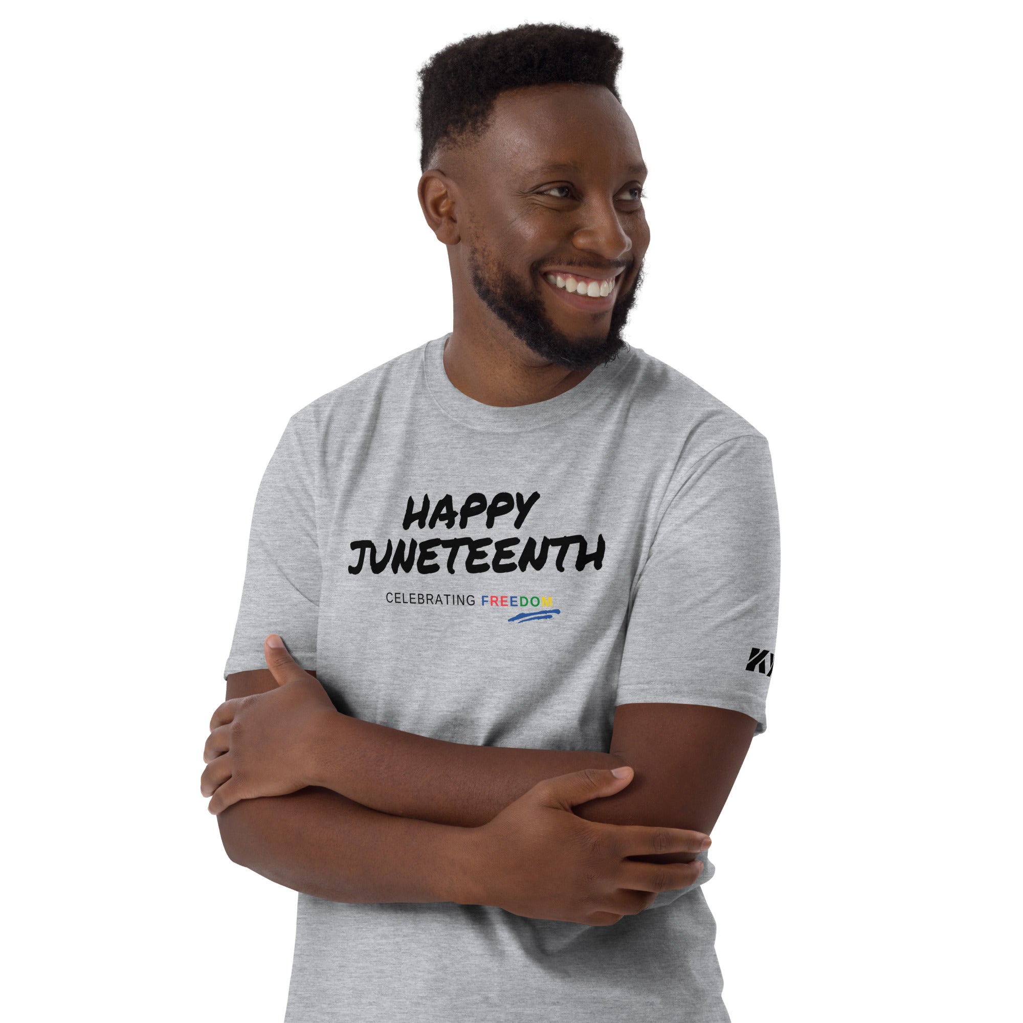 Happy Juneteenth Kimante Short-Sleeve Unisex T-Shirt