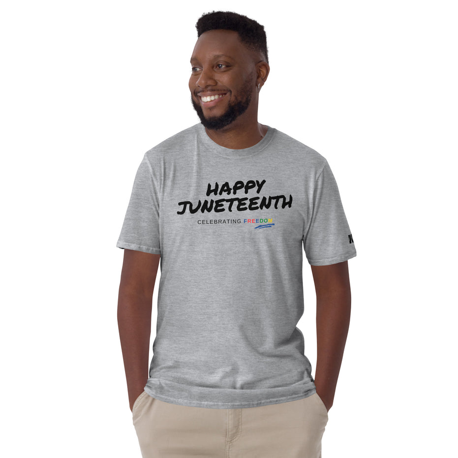 Happy Juneteenth Kimante Short-Sleeve Unisex T-Shirt