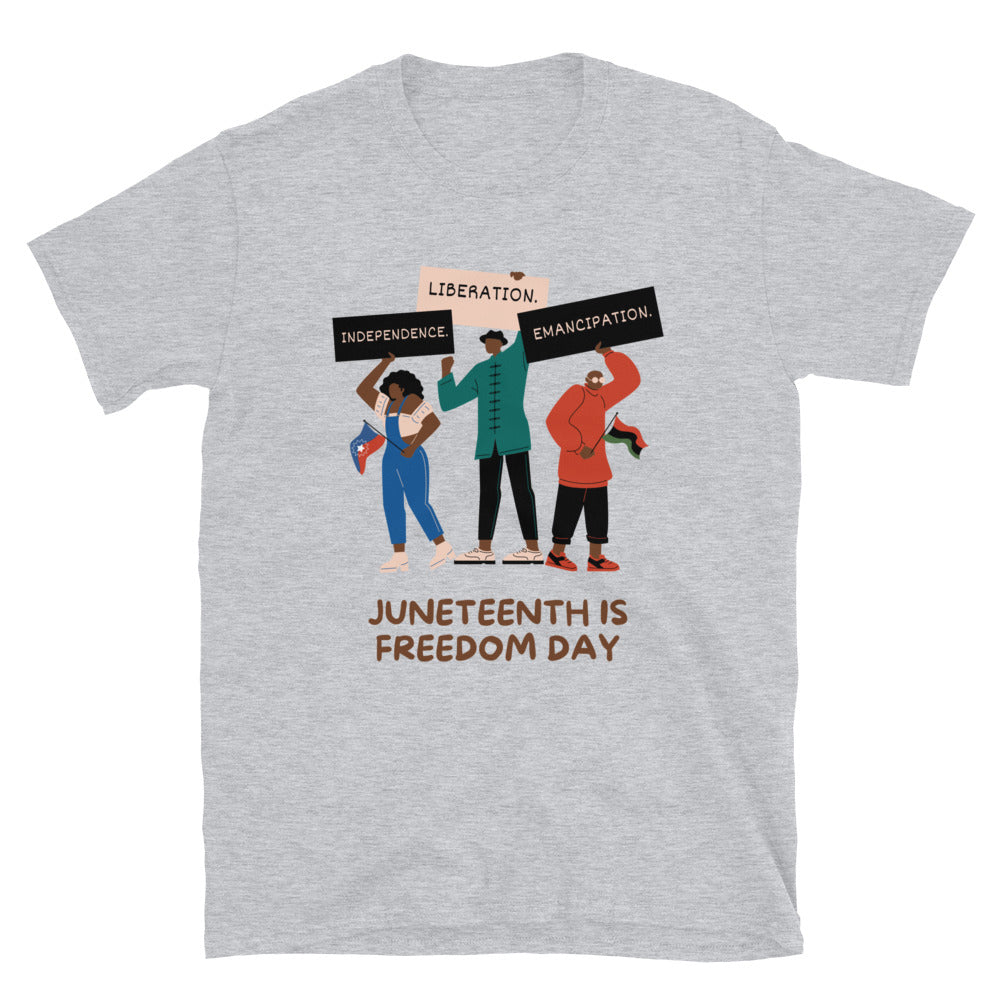 Juneteenth is Freedom Day Kimante Short-Sleeve Unisex T-Shirt