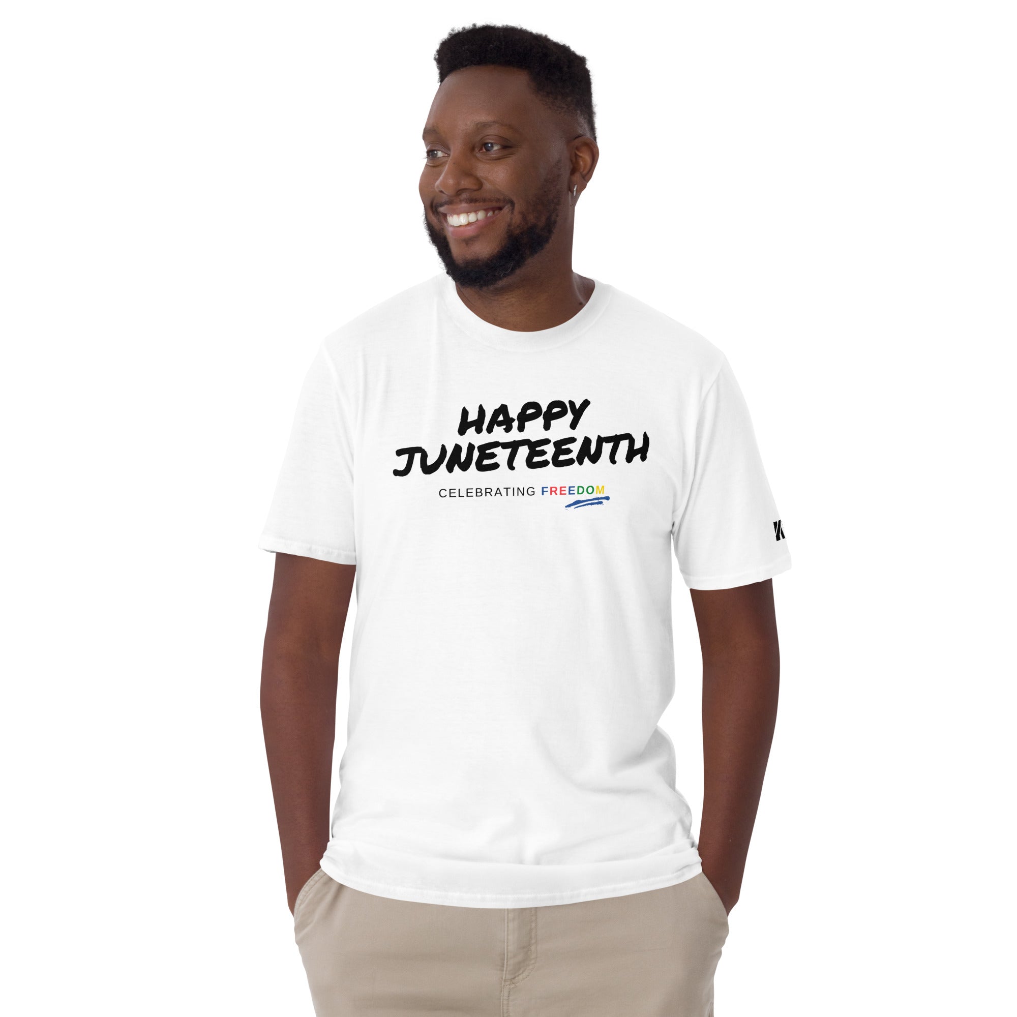 Happy Juneteenth Kimante Short-Sleeve Unisex T-Shirt