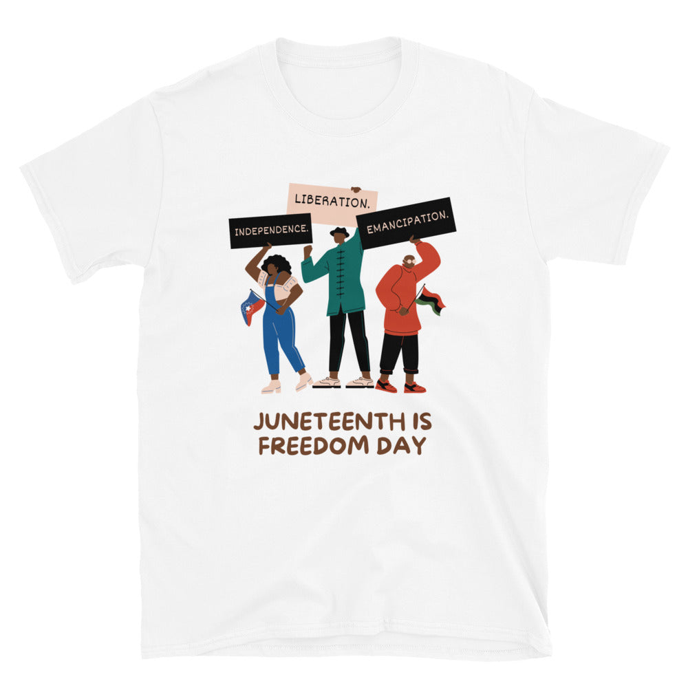 Juneteenth is Freedom Day Kimante Short-Sleeve Unisex T-Shirt