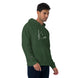 Kimante Signature White Unisex eco raglan hoodie