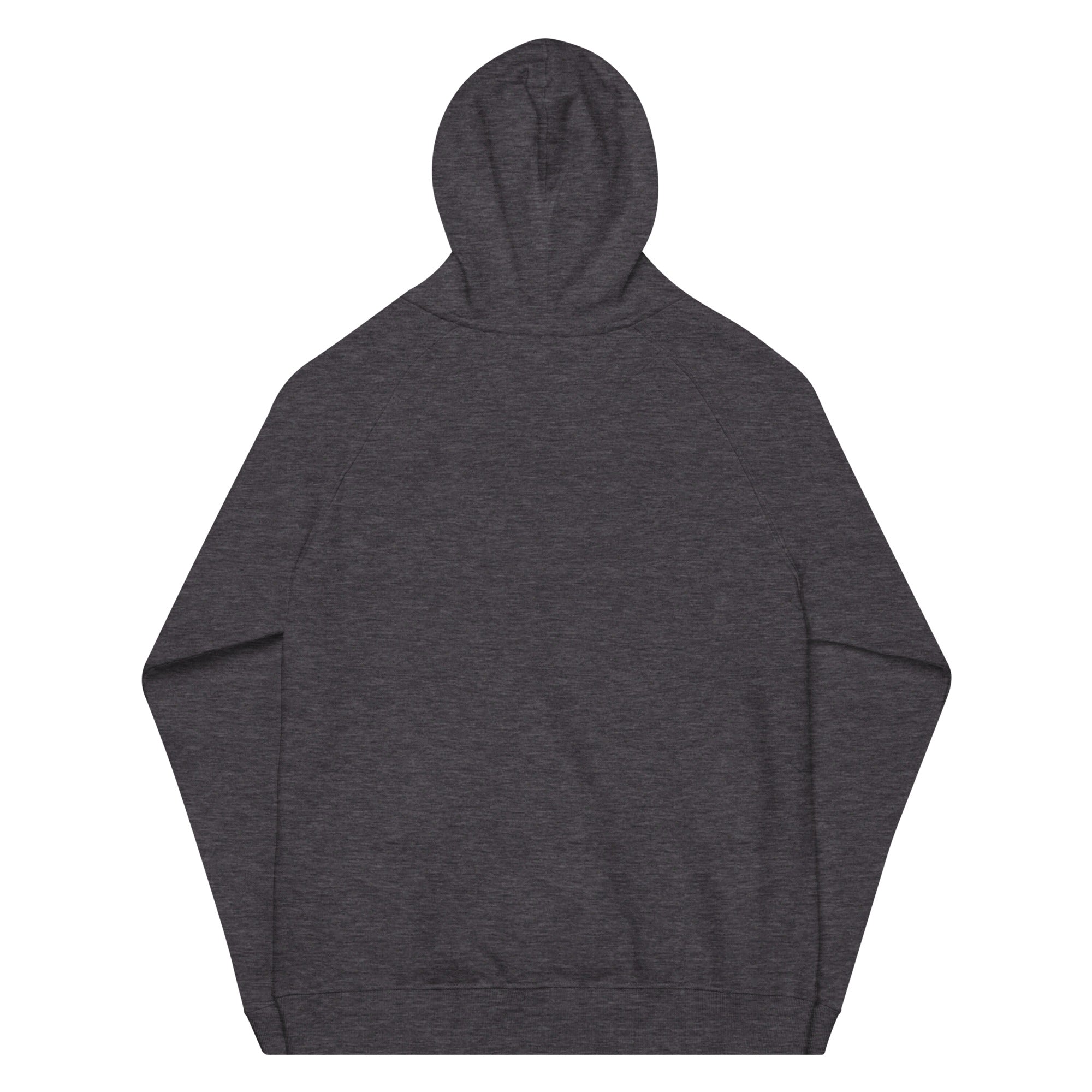 Kimante Signature White Unisex eco raglan hoodie