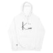 Kimante Black Signature Unisex eco raglan hoodie