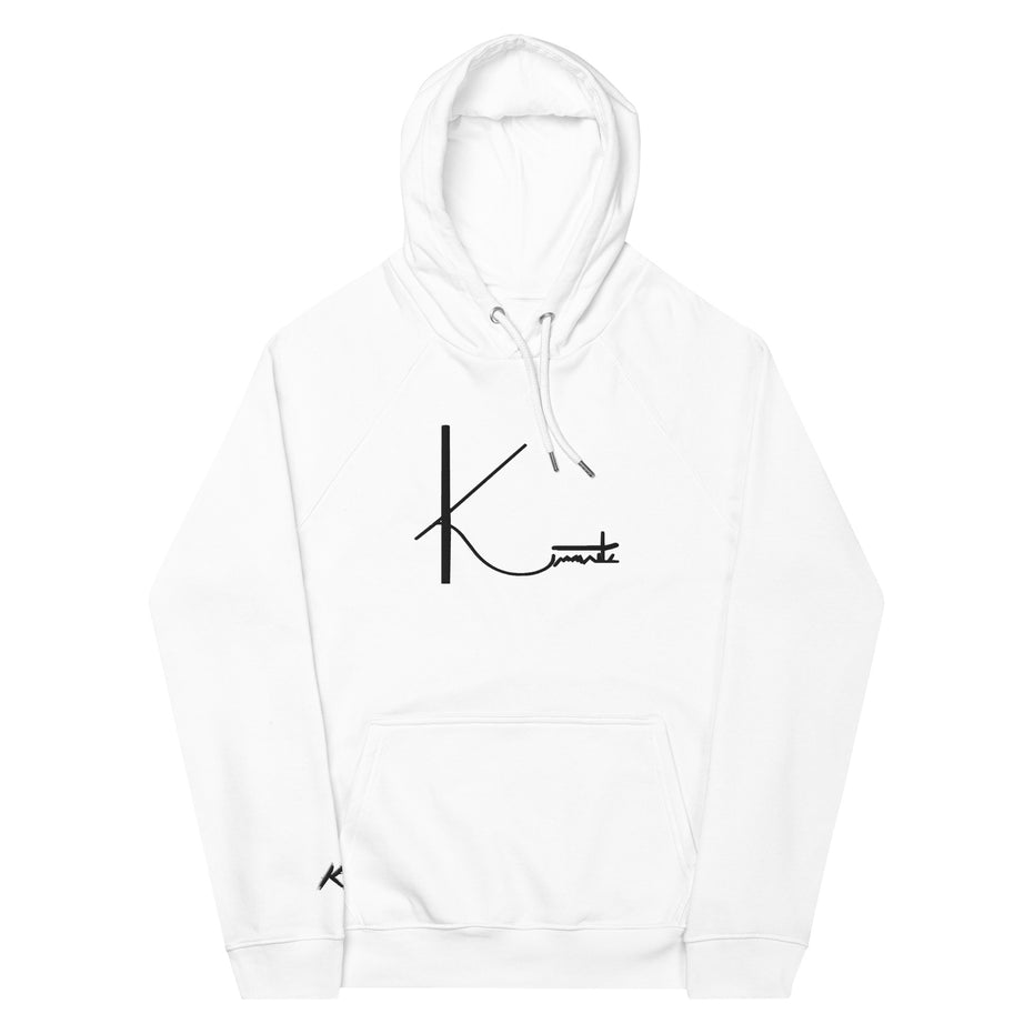 Kimante Black Signature Unisex eco raglan hoodie