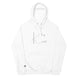 Kimante Signature White Unisex eco raglan hoodie
