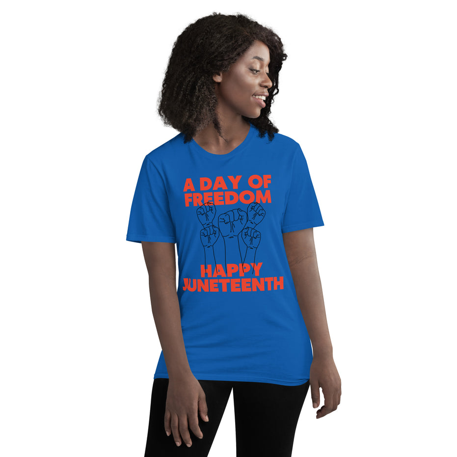 A Day of Freedom Juneteenth Kimante Short-Sleeve T-Shirt