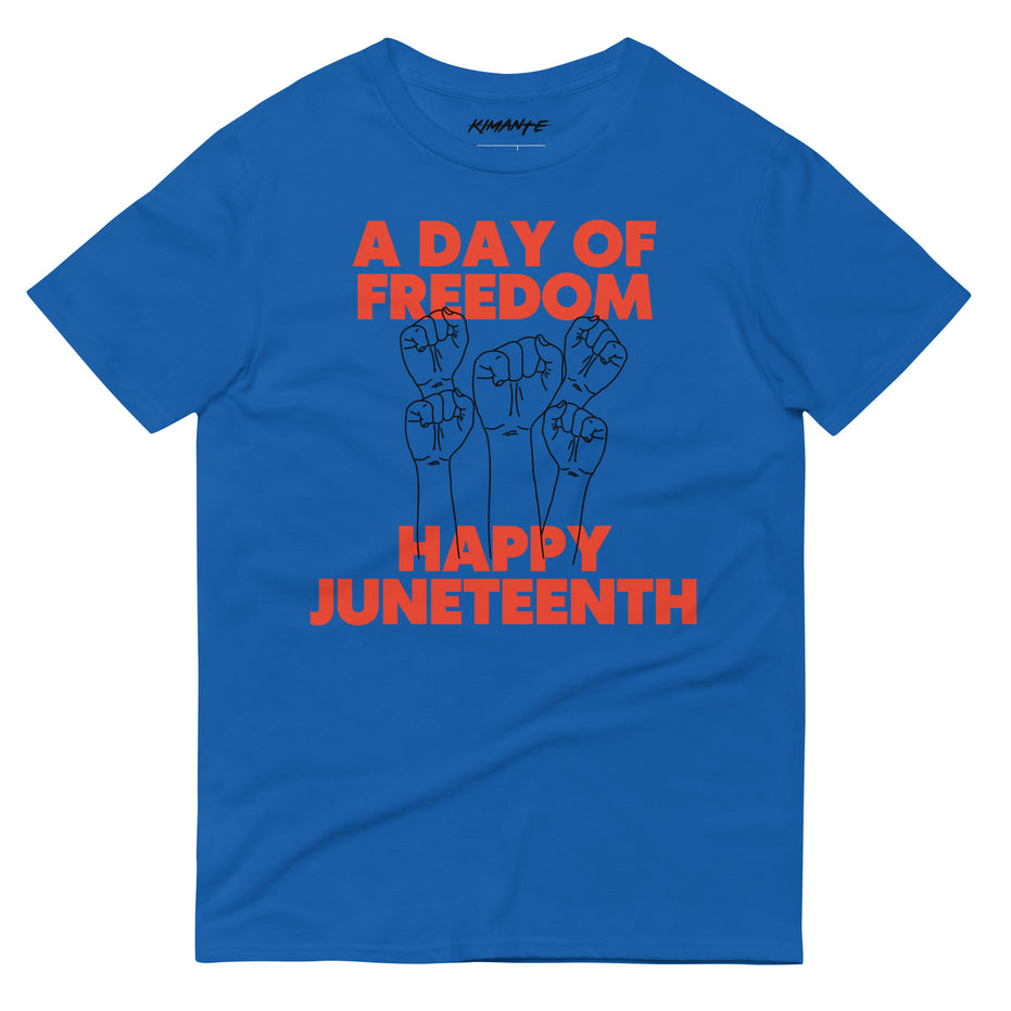 A Day of Freedom Juneteenth Kimante Short-Sleeve T-Shirt