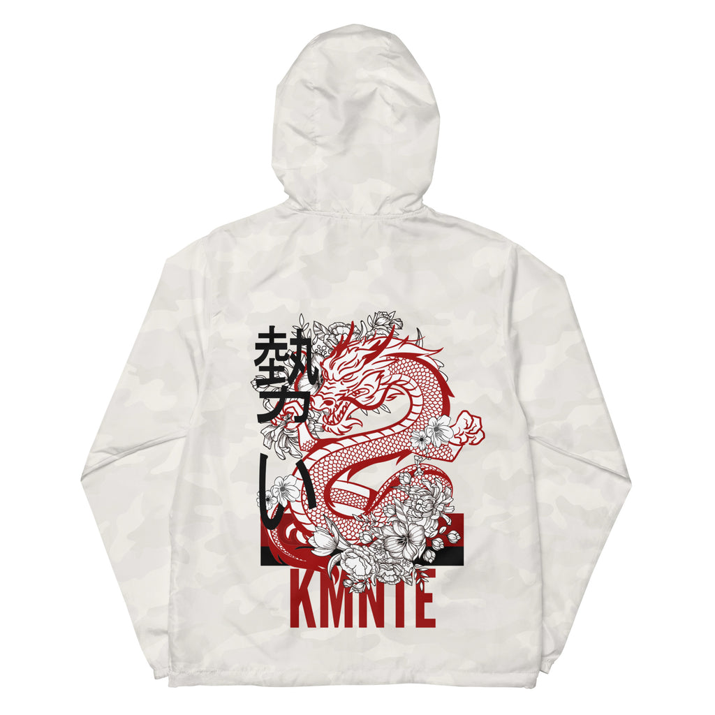 Kimante Dragon Unisex Lightweight Zip Up Windbreaker