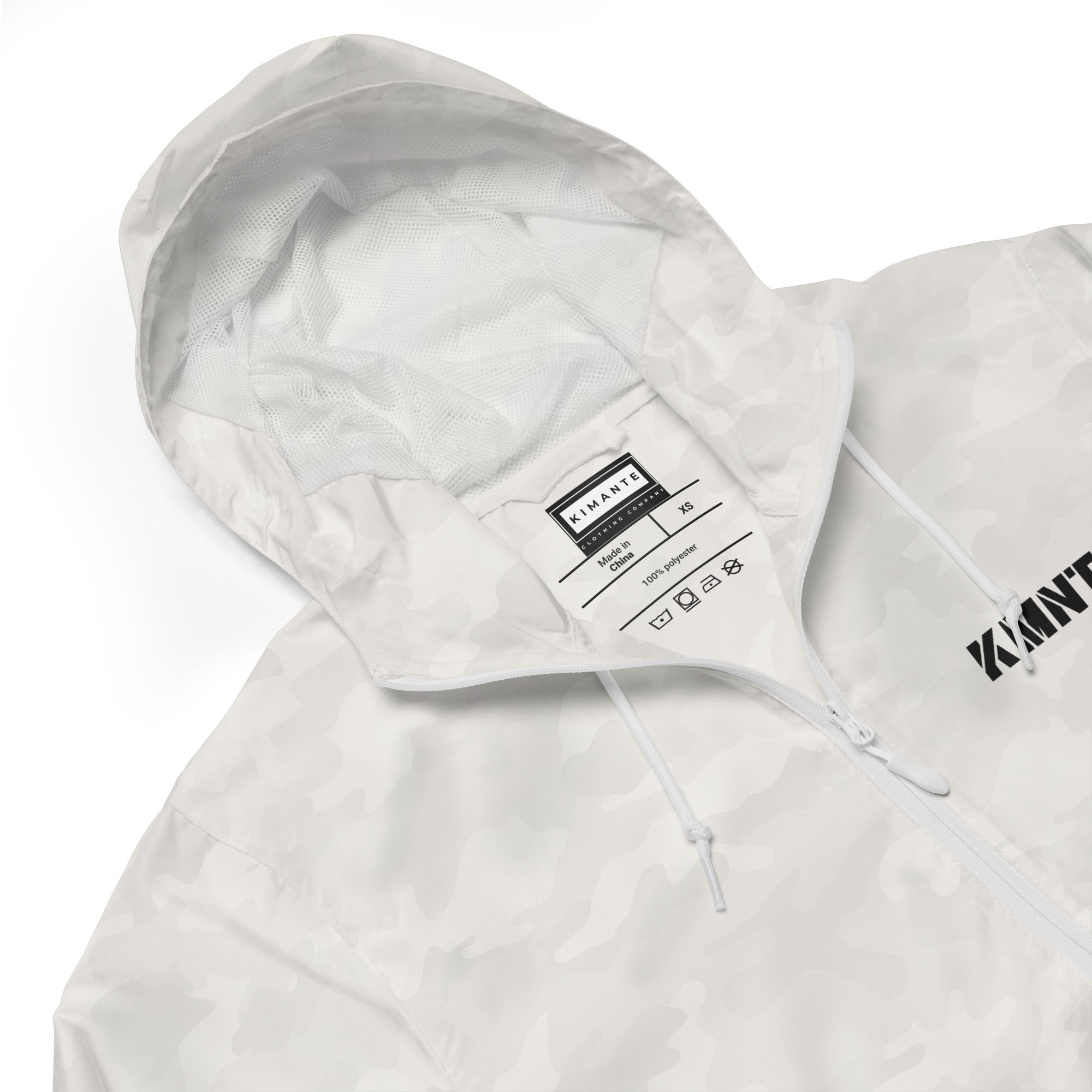 Kimante Dragon Unisex Lightweight Zip Up Windbreaker Jacket