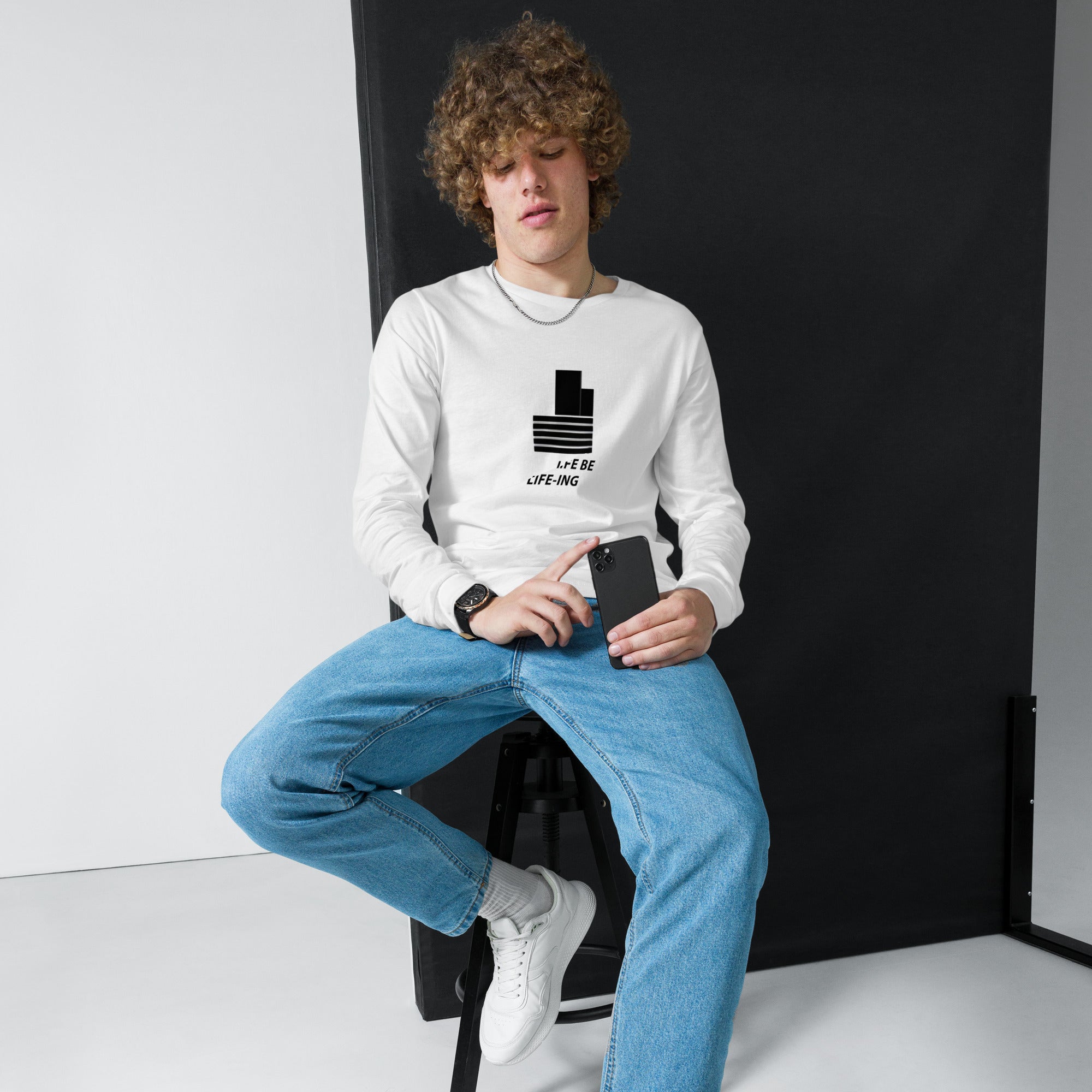 Life Be Life-ing Kimante Unisex Long Sleeve Tee