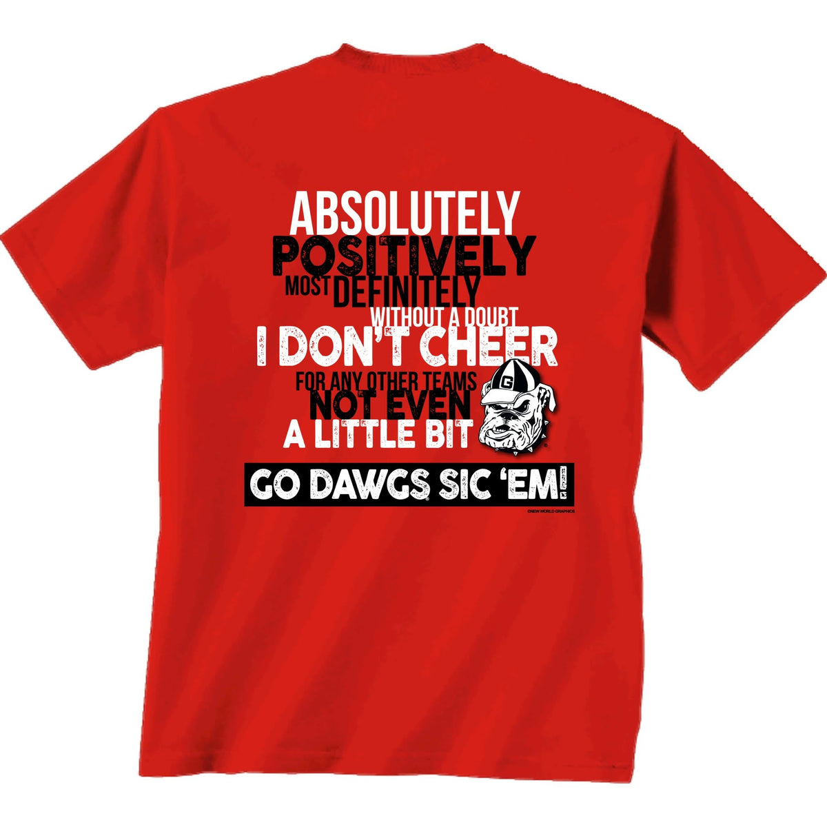 Georgia Bulldogs - Only Georgia T-Shirt