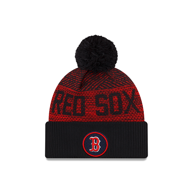 Boston Red Sox - 20-21 Male Knit Hat With Pom, New Era