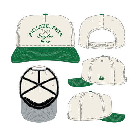 Philadelphia Eagles - NFL 19Twenty Stacked Team Color Hat, New Era