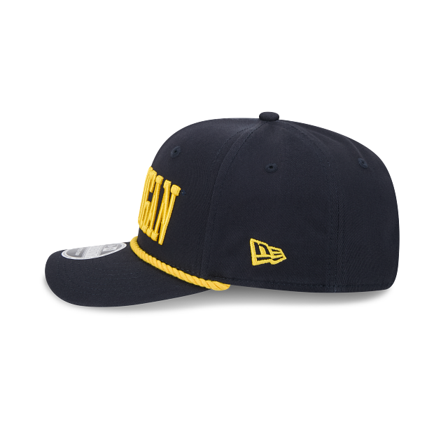 Michigan Wolverines - 9Seventy Wordmark Stretch-Snap Hat, New Era