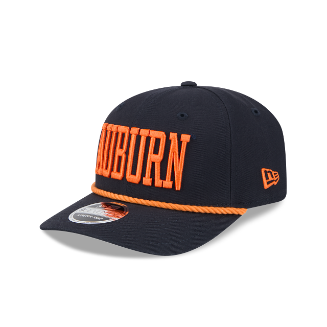 Auburn Tigers - NCAA 9Seventy Woodmark Stretch-Snap Hat, New Era
