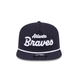 Atlanta Braves - Golfer Team Text Snapback Hat, New Era