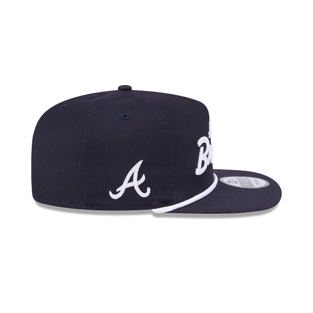 Atlanta Braves - Golfer Team Text Snapback Hat, New Era
