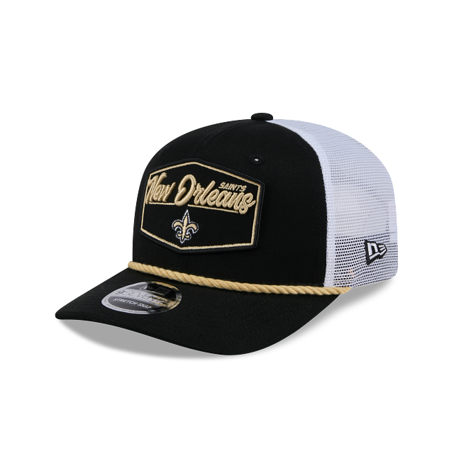 New Orleans Saints - 9Seventy Patch Stretch-Snap Trucker Hat, New Era