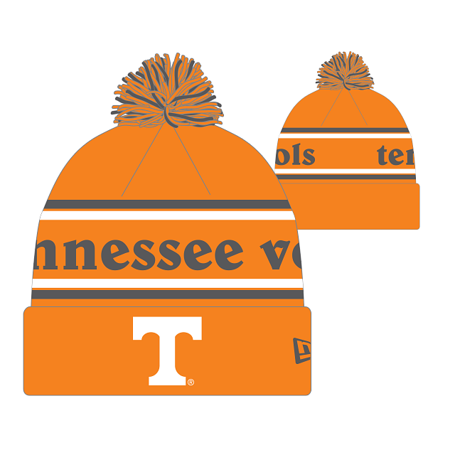 Tennessee Volunteers - Marquee E3 Hat With Pom, New Era