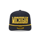 Michigan Wolverines - 9Seventy Wordmark Stretch-Snap Hat, New Era