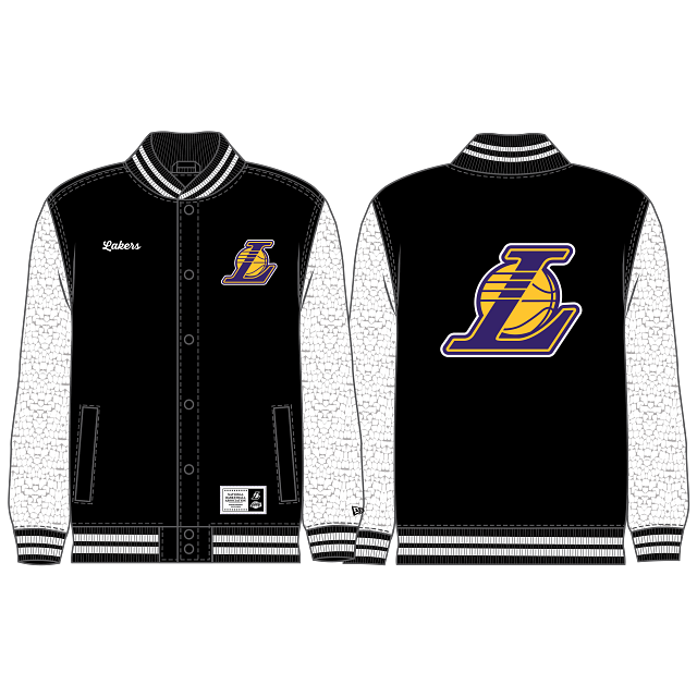 Los Angeles Lakers 3356  Black Jacket
