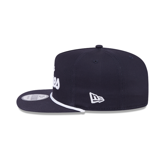 Atlanta Braves - Golfer Team Text Snapback Hat, New Era