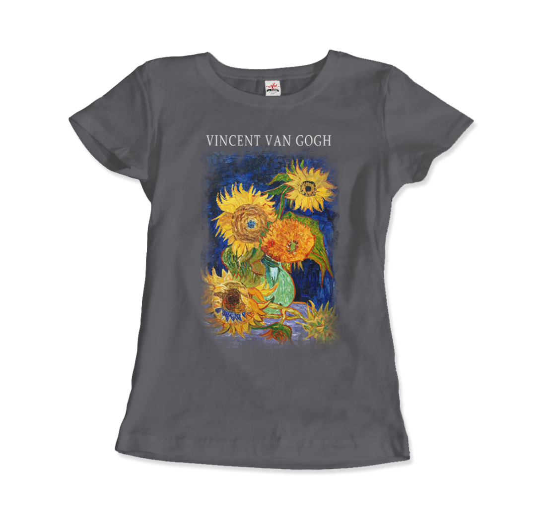 Van Gogh Five Sunflowers 1888, Artwork T-Shirt