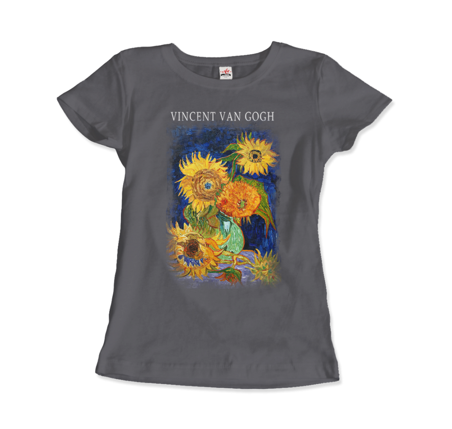 Van Gogh Five Sunflowers 1888, Artwork T-Shirt