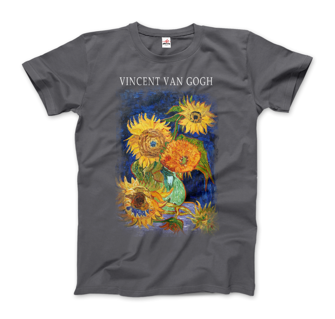 Van Gogh Five Sunflowers 1888, Artwork T-Shirt