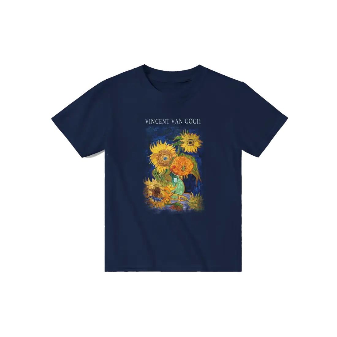 Van Gogh Five Sunflowers 1888, Artwork T-Shirt