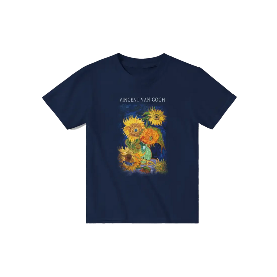 Van Gogh Five Sunflowers 1888, Artwork T-Shirt