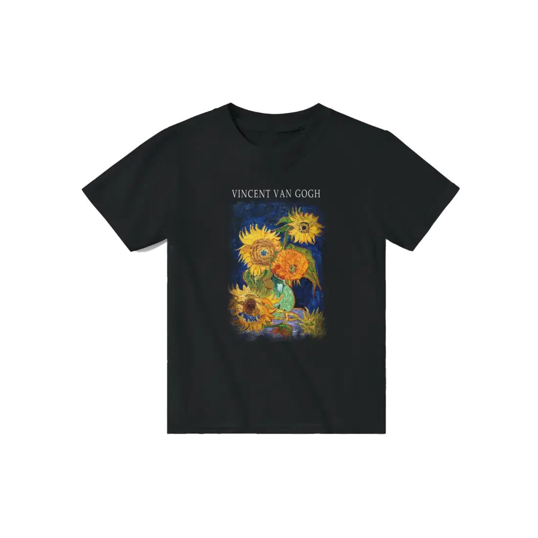Van Gogh Five Sunflowers 1888, Artwork T-Shirt