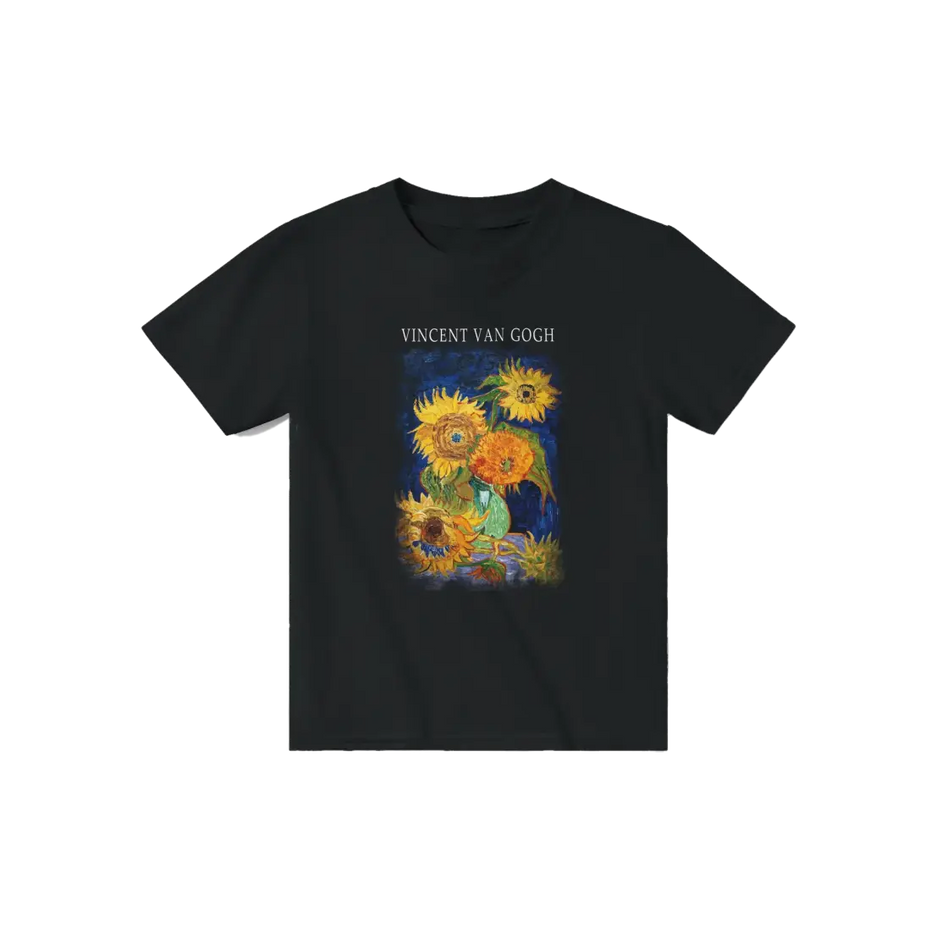 Van Gogh Five Sunflowers 1888, Artwork T-Shirt