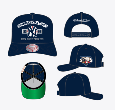 New York Yankees - MLB World Series Champions 2009 Blue Pro Pinch Fit Hat