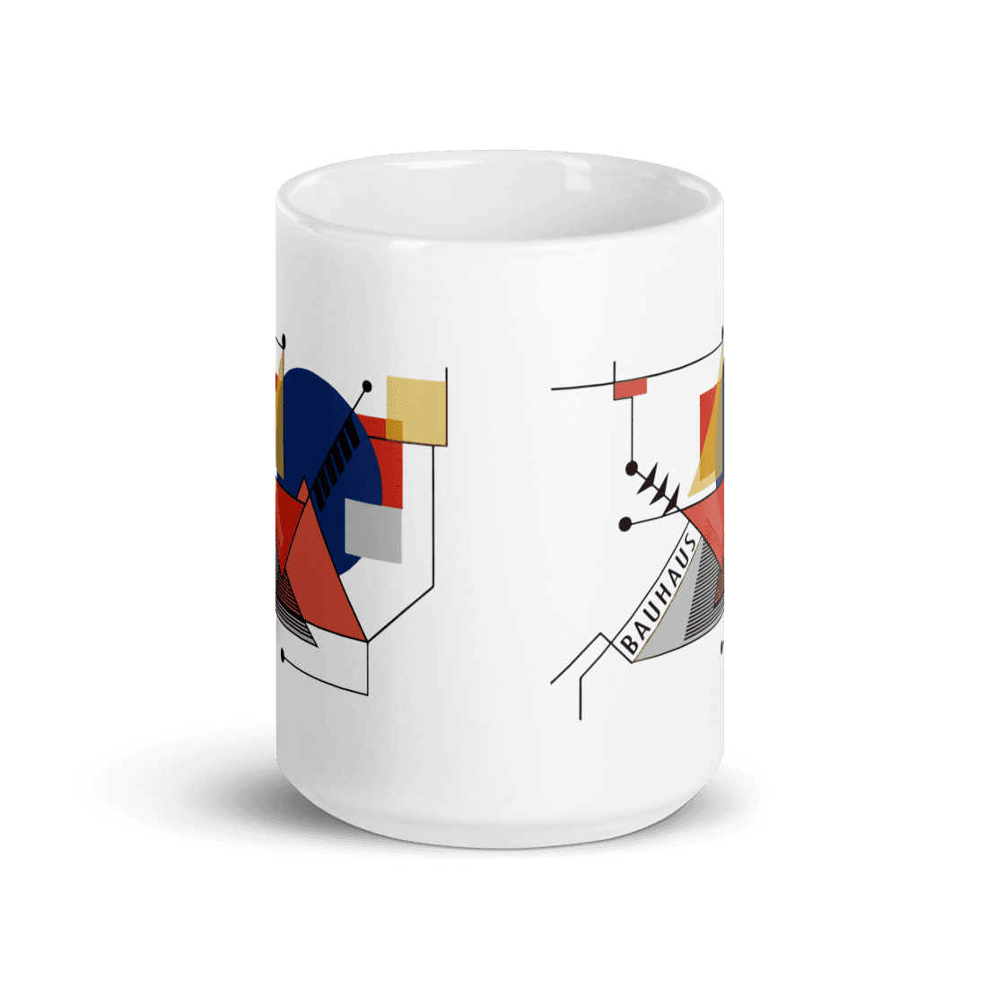 Walter Gropius Bauhaus Geometry Artwork Mug