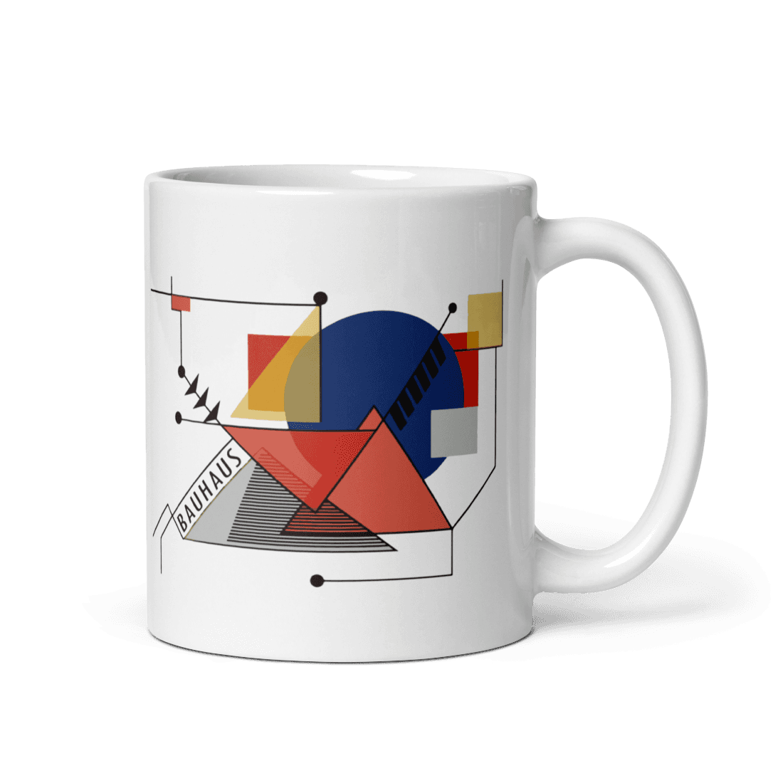 Walter Gropius Bauhaus Geometry Artwork Mug
