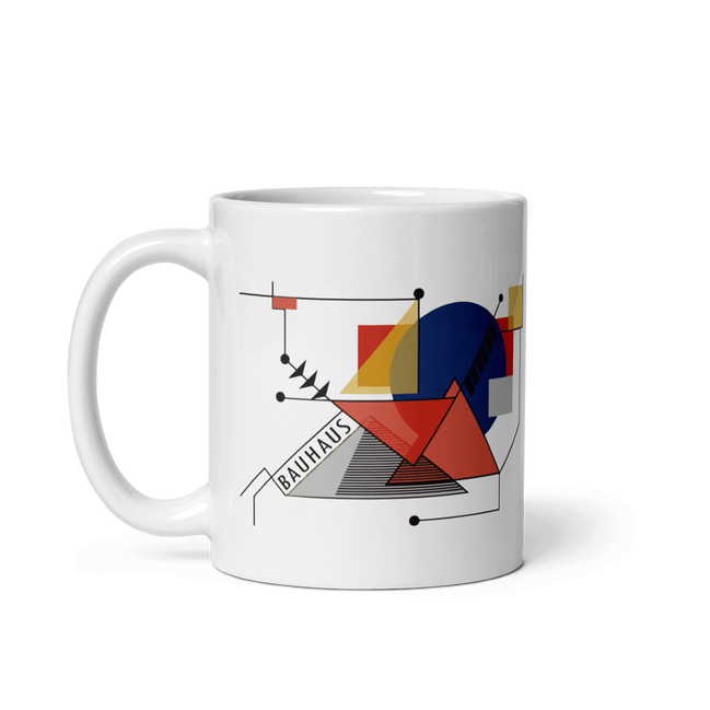 Walter Gropius Bauhaus Geometry Artwork Mug